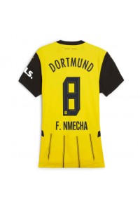 Borussia Dortmund Felix Nmecha #8 Voetbaltruitje Thuis tenue Dames 2024-25 Korte Mouw